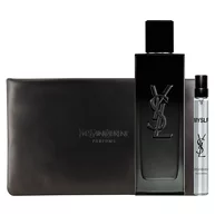 MYSLF Eau de Parfum Festtags-Set mit Parfumflakon, Reisegroße und Couture-Beutel in einer YSL-Box.