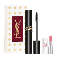 YSL Lash Clash Mascara-Geschenkset mit schwarzer Mascara, mini Pink-Lippenstift und Holiday-Box.